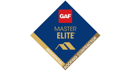 GAF Master Elite Residential Roofing Contractor badge